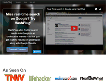 Tablet Screenshot of hashplug.com